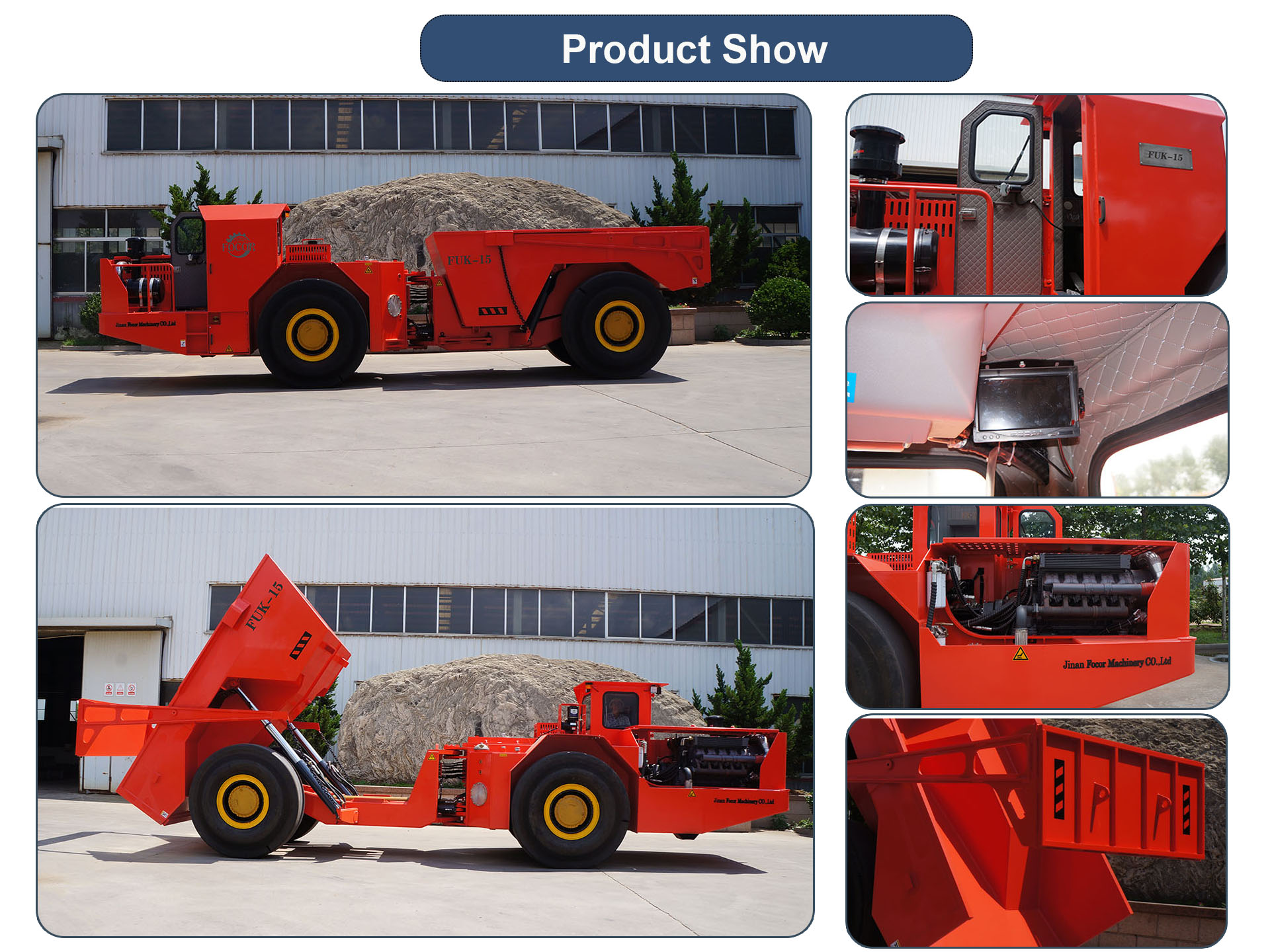 Introduce FUK-15 Underground Mining Truck