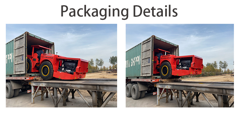 1-Cubic Meter Underground Loaders Shipped  to South America