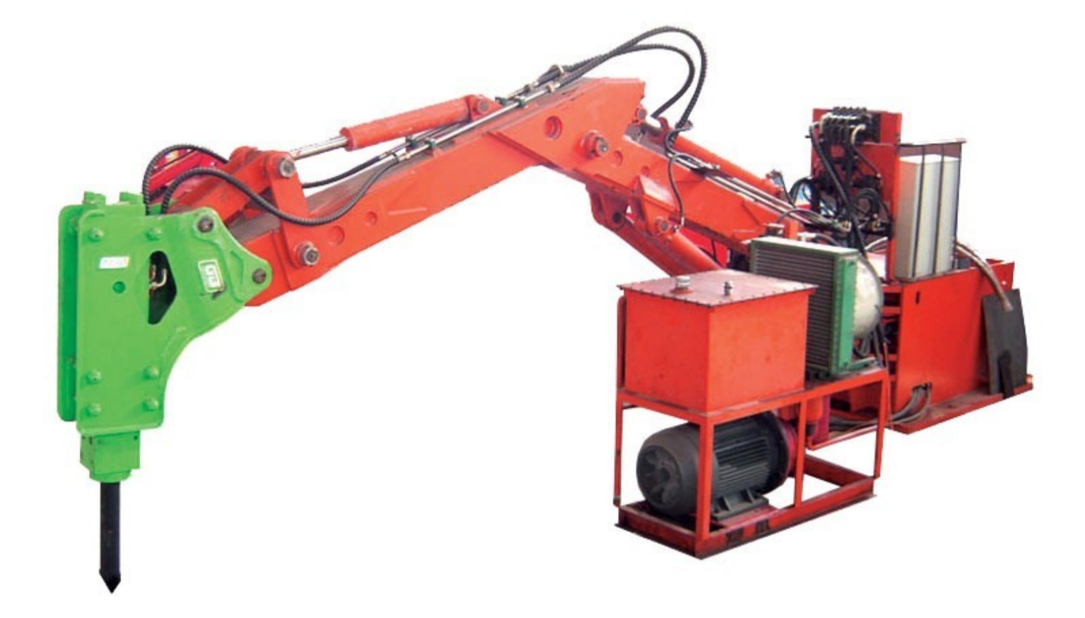 Martillo hidráulico fijo FKGS-85: Equipo eficiente especializado para trabajos de trituración industrial