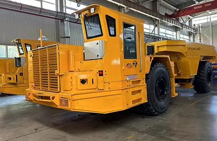 The biggest underground haul truck