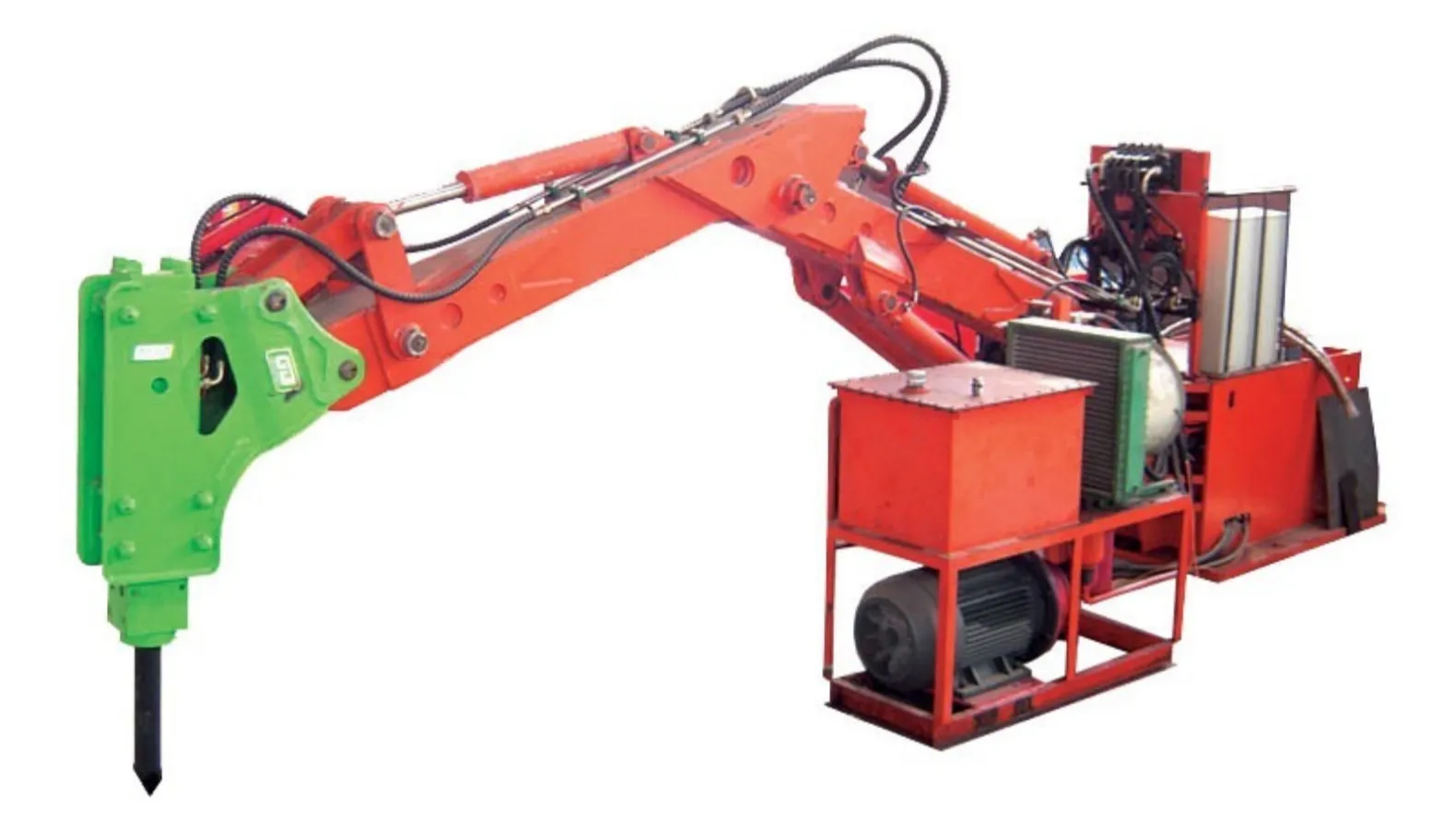 Martillo hidráulico fijo FKGS-85: Equipo eficiente especializado para trabajos de trituración industrial